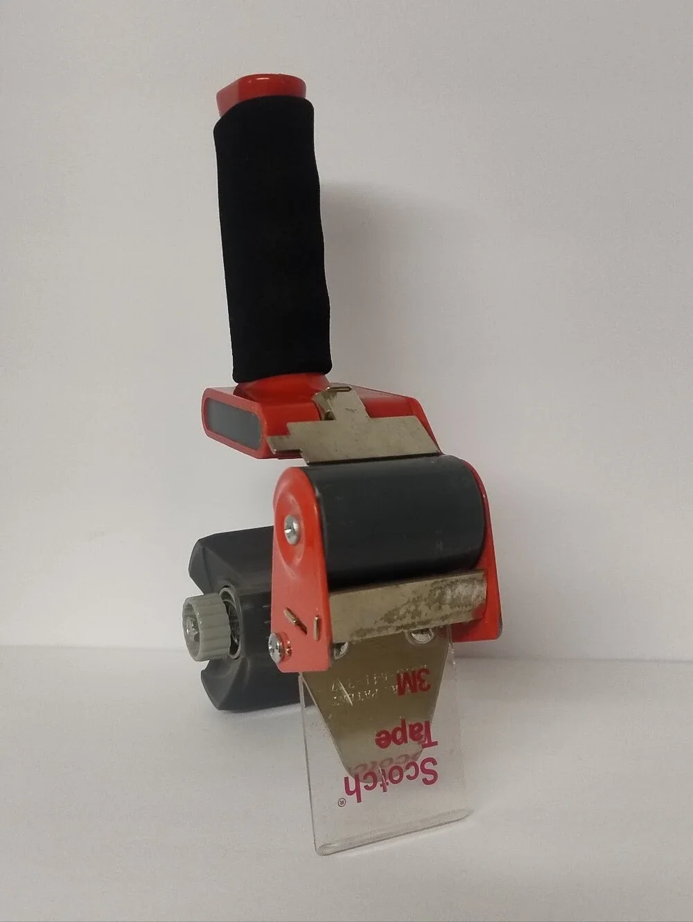Red Scotch 3M 2” Tape Dispenser Handheld Packing Tape Gun Comfort Grip 5-641-377